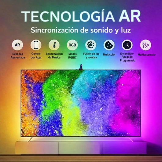 Kit de Luces LED Inteligentes para TV