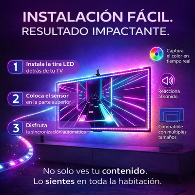 Kit de Luces LED Inteligentes para TV
