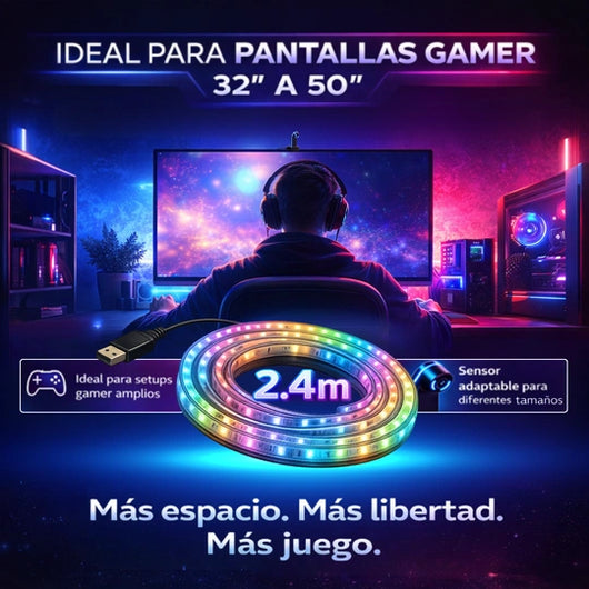 Kit de Luces LED Inteligentes para TV
