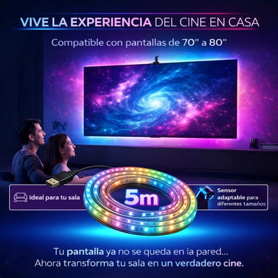 Kit de Luces LED Inteligentes para TV